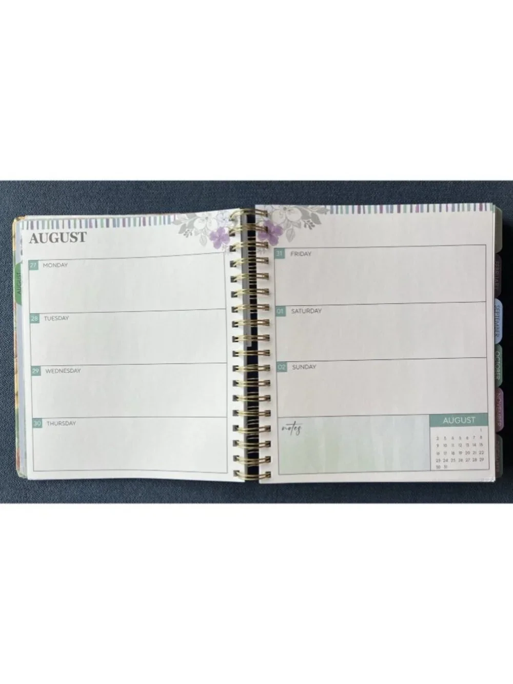 Planner 17 Month 2026-27 LORD IS STRENGTH Month Day Week Organizer Plan 9